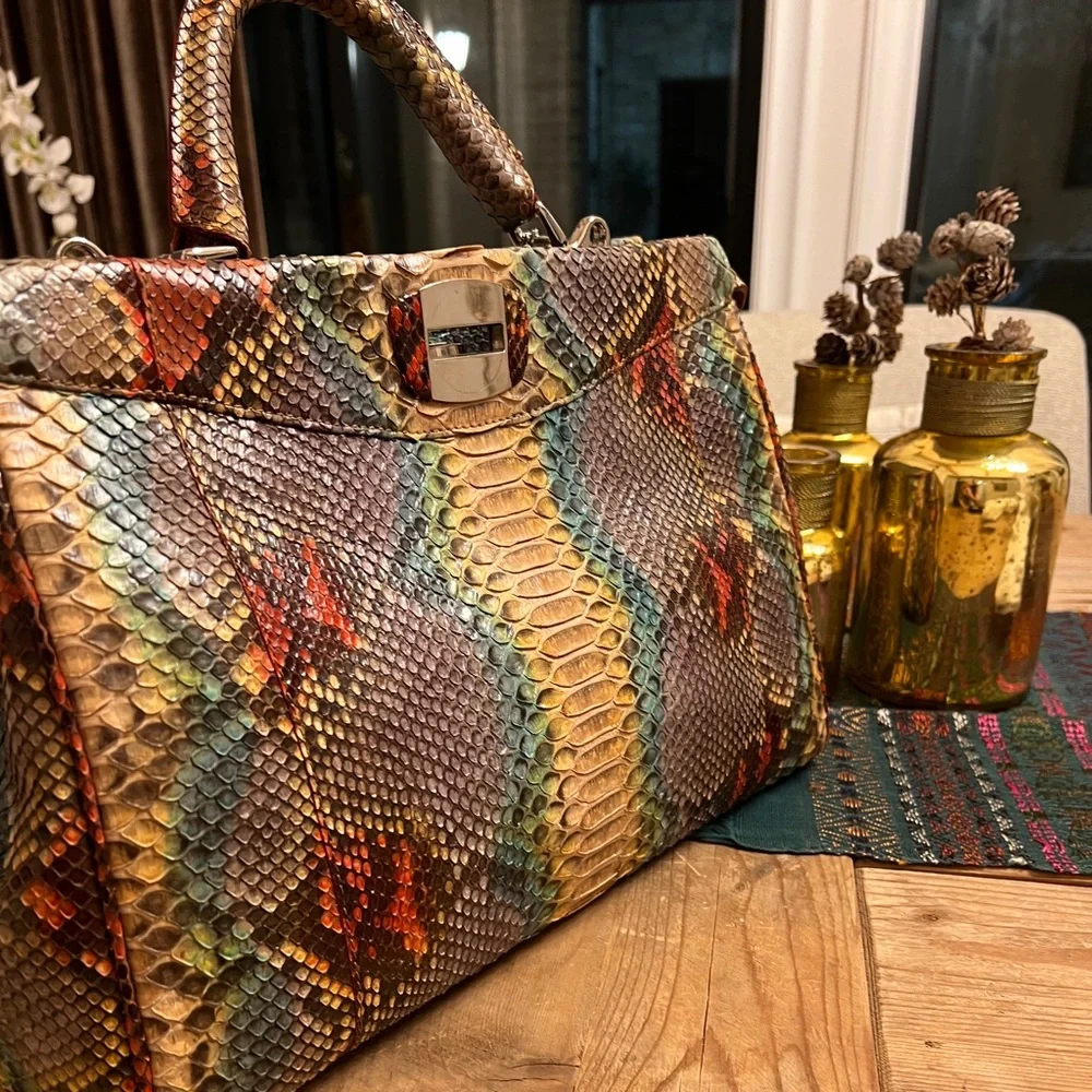 Python Italian ghibli tote bag. - Picture 1 of 11